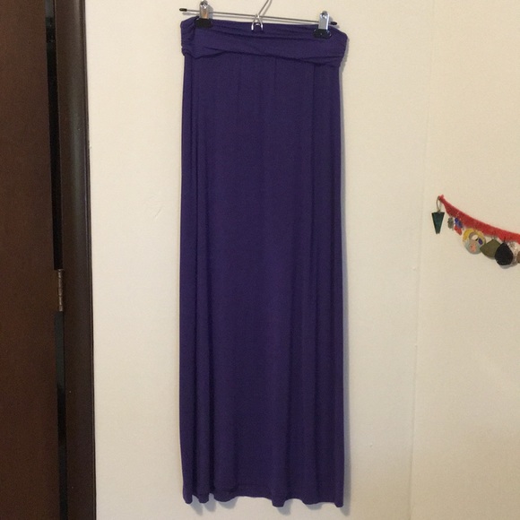J. Crew purple maxi skirt - Picture 3 of 8